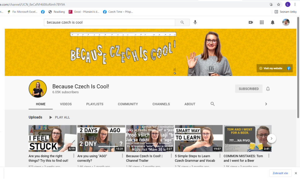 TOP 9+1 YouTube kanálů k češtině pro cizince | Czech Time