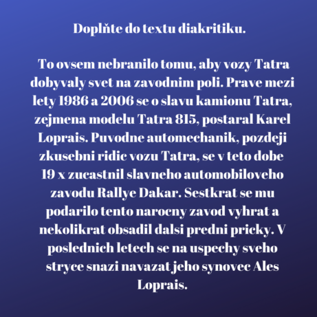 Tatra diakritika